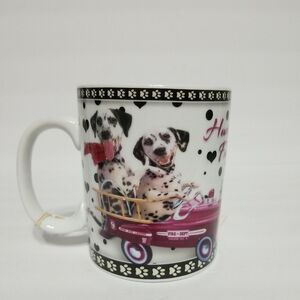 Travel Dog Blue Harbor Collection 18 OZ Coffee Mug Dalmatians‎ Friendship Dog